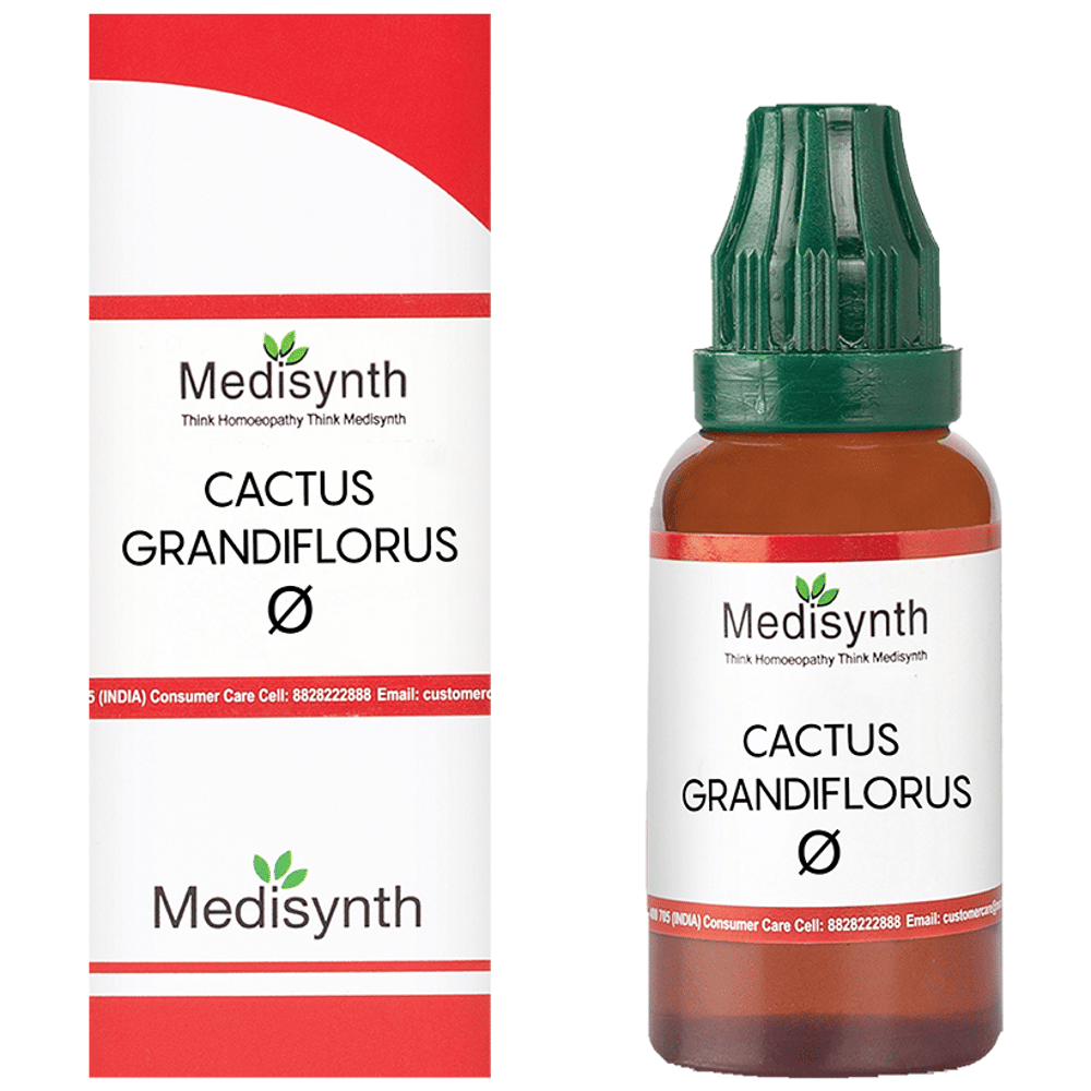 Medisynth Cactus Grandiflorus Q bottle of 30 ml Mother Tincture