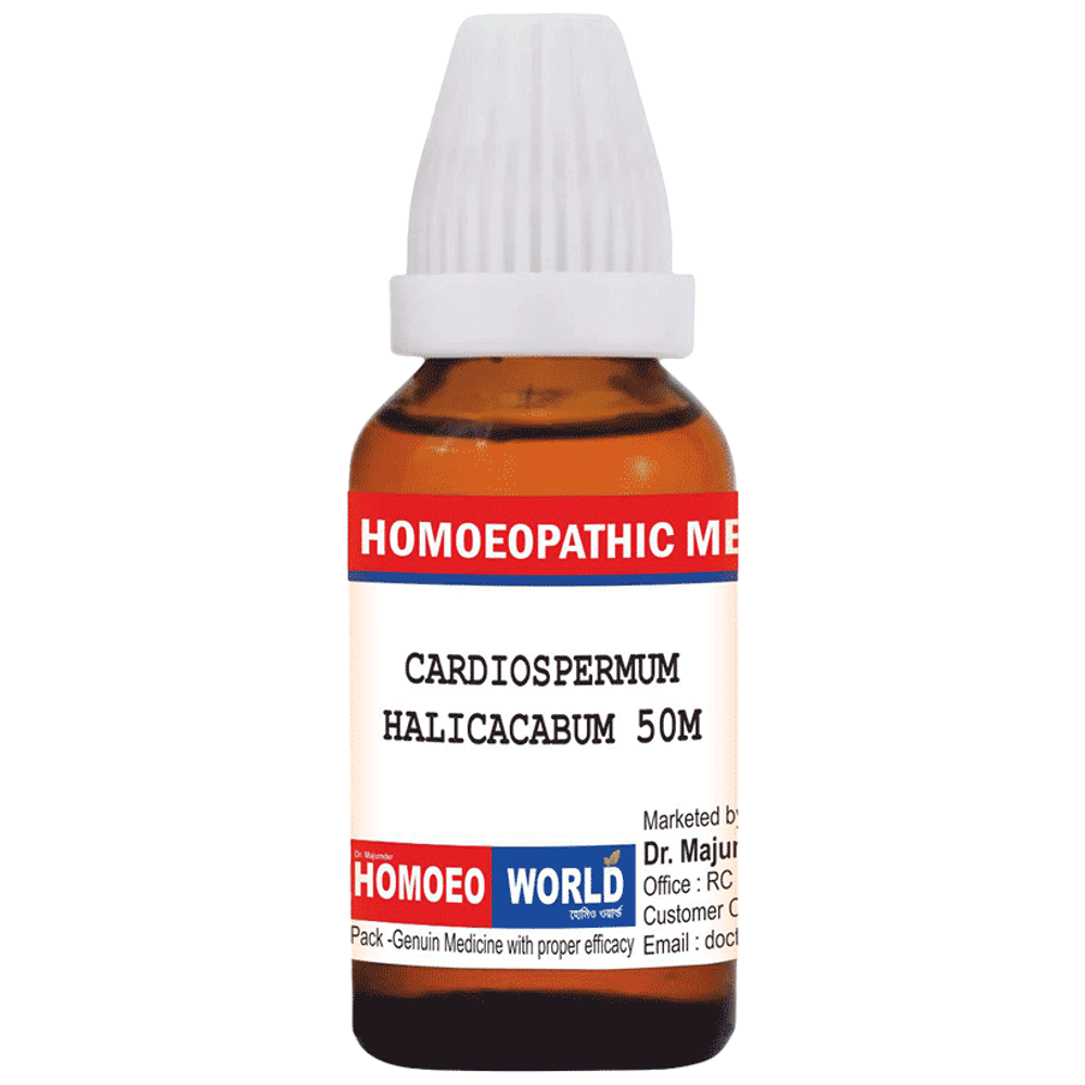 Dr. Majumder Homeo World Cardiospermum Halicacabum Dilution (30ml Each) 50M combo pack of 3 bottles