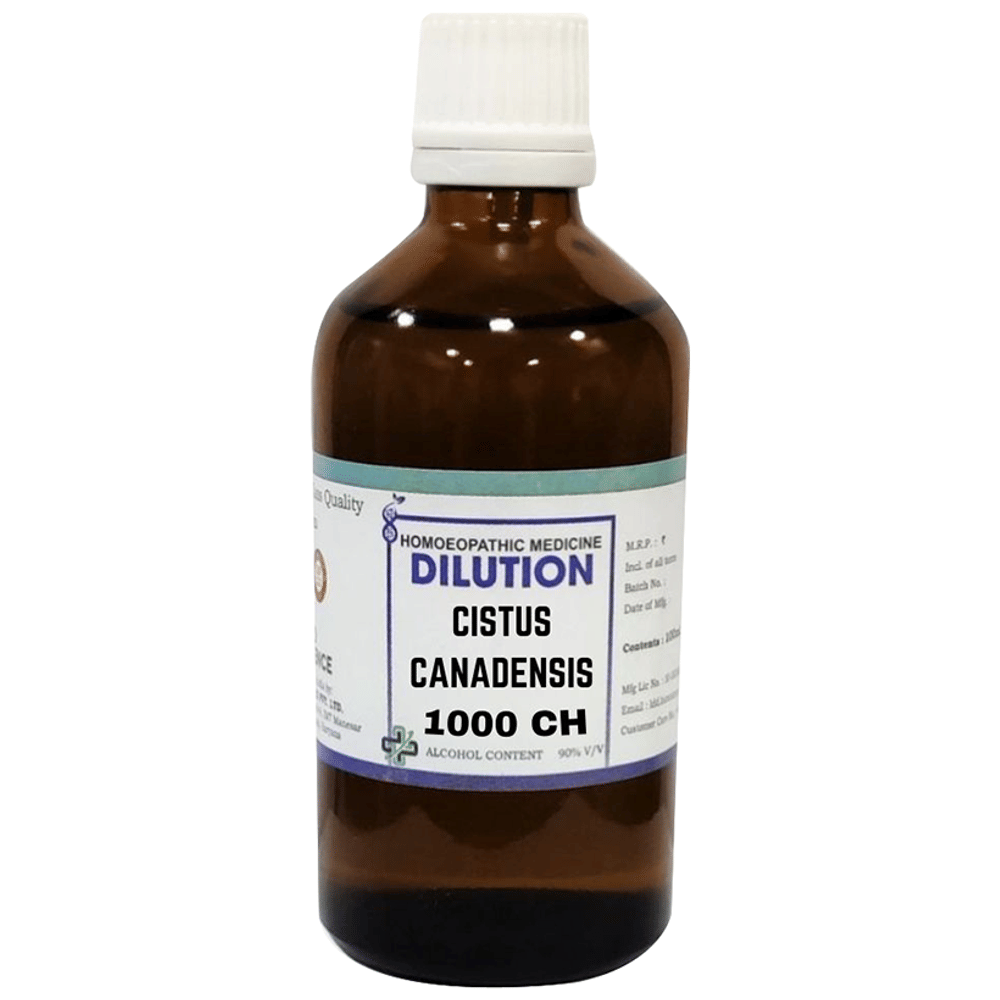 LDD Bioscience Cistus Canadensis Dilution 1000 CH bottle of 100 ml Dilution