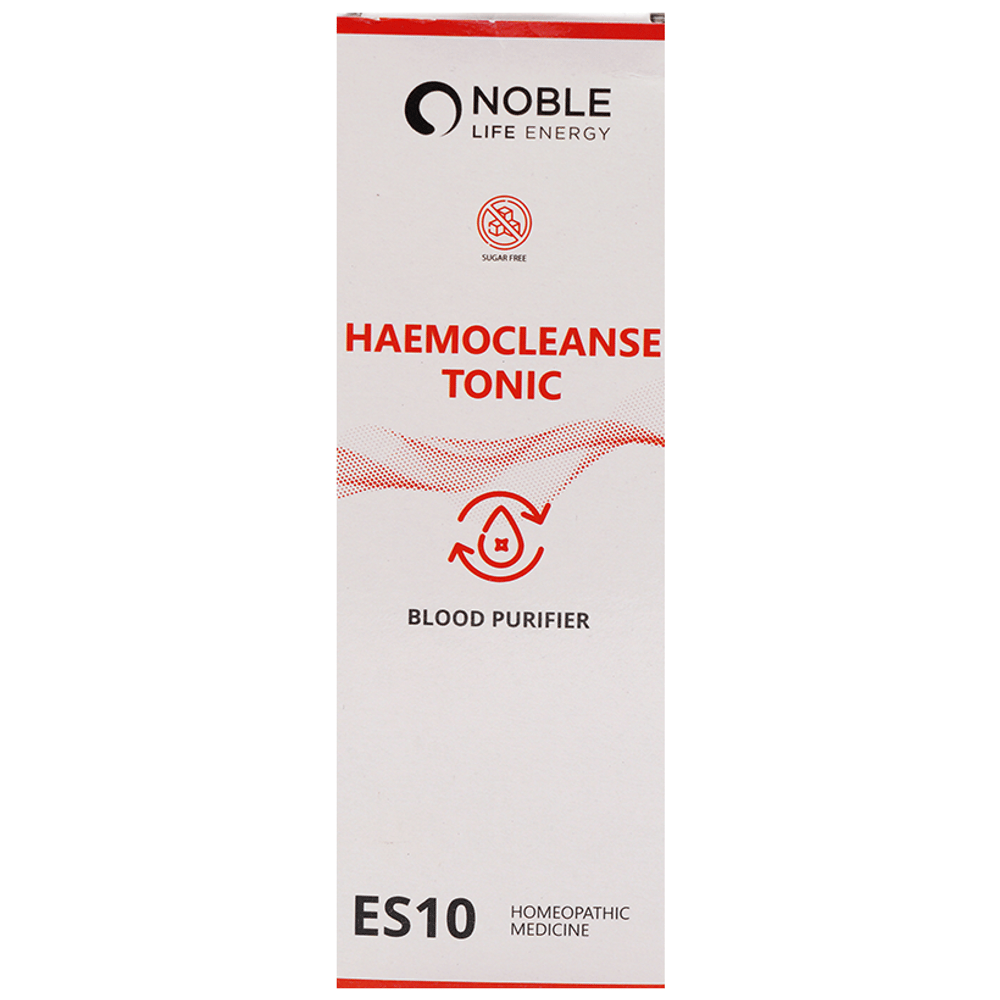 Noble Life Energy  ES10 Haemocleanse Tonic Sugar Free bottle of 200 ml Tonic