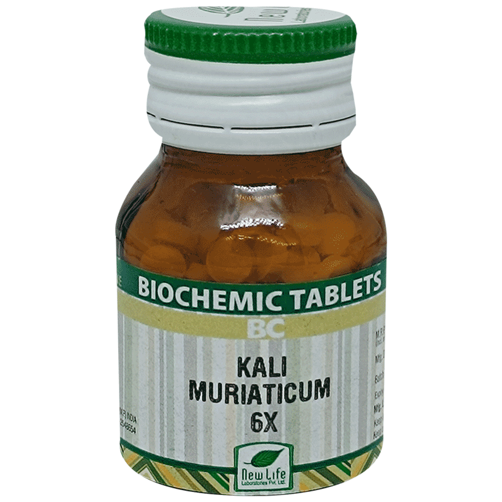 New Life Kali Muriaticum Biochemic Tablet 6X bottle of 25 gm Biochemic Tablet New Life Kali Muriaticum Biochemic Tablet 6X bottle of 25 gm Biochemic Tablet