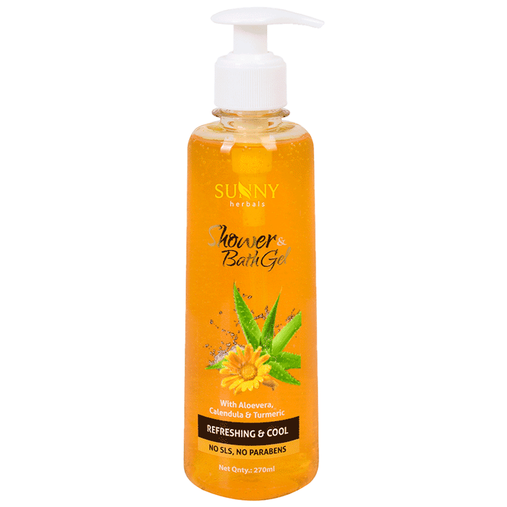 Sunny Herbals Shower & Bath Gel bottle of 270 ml Gel