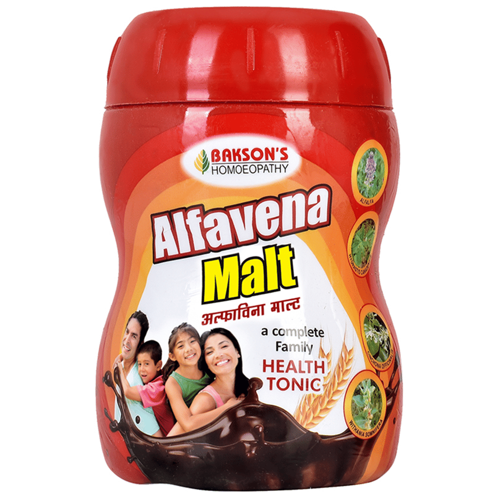 Bakson's Homeopathy Alfavena Malt jar of 300 gm Powder