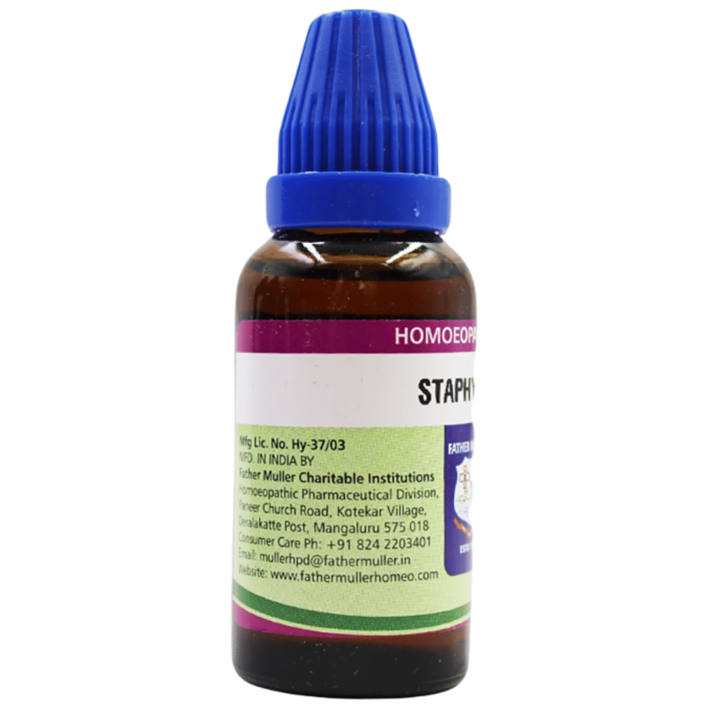 Father Muller Staphysagria Drop 3X bottle of 30 ml Drop Father Muller Staphysagria Drop 3X bottle of 30 ml Drop