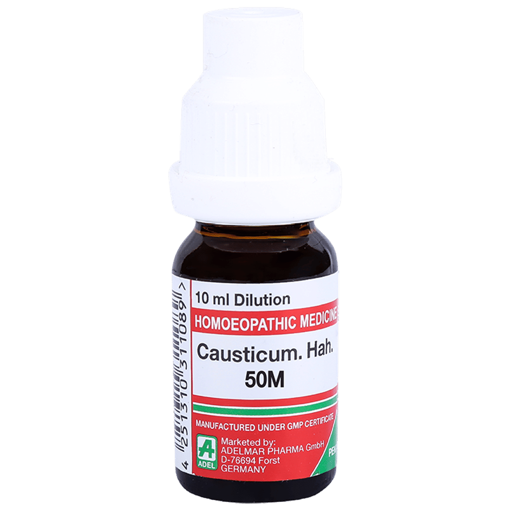 ADEL Causticum. Hah. Dilution 50M bottle of 10 ml Dilution
