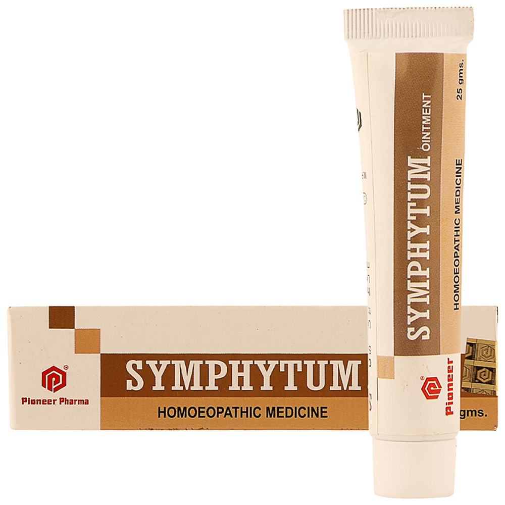 Pioneer Pharma Symphytum Ointment (25gm Each) combo pack of 2 Tubes