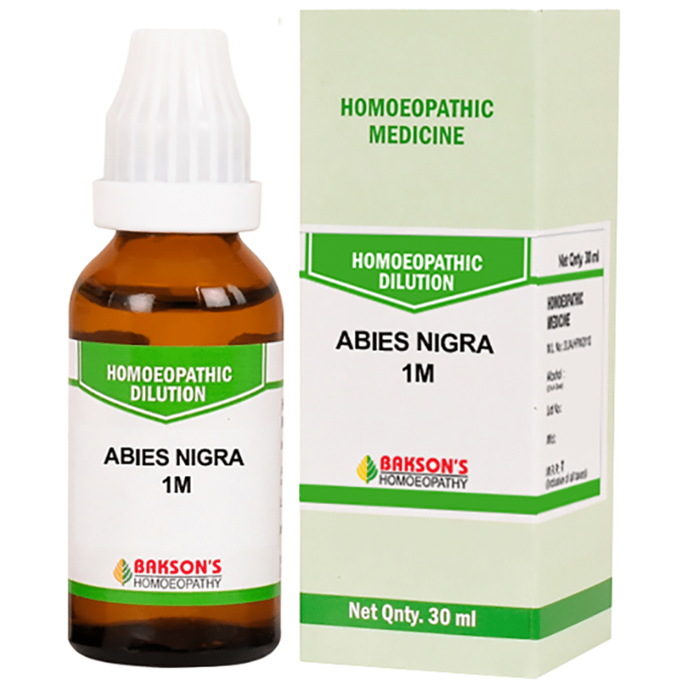 Bakson's Homeopathy Abies Nigra Dilution 1000 CH bottle of 30 ml Dilution