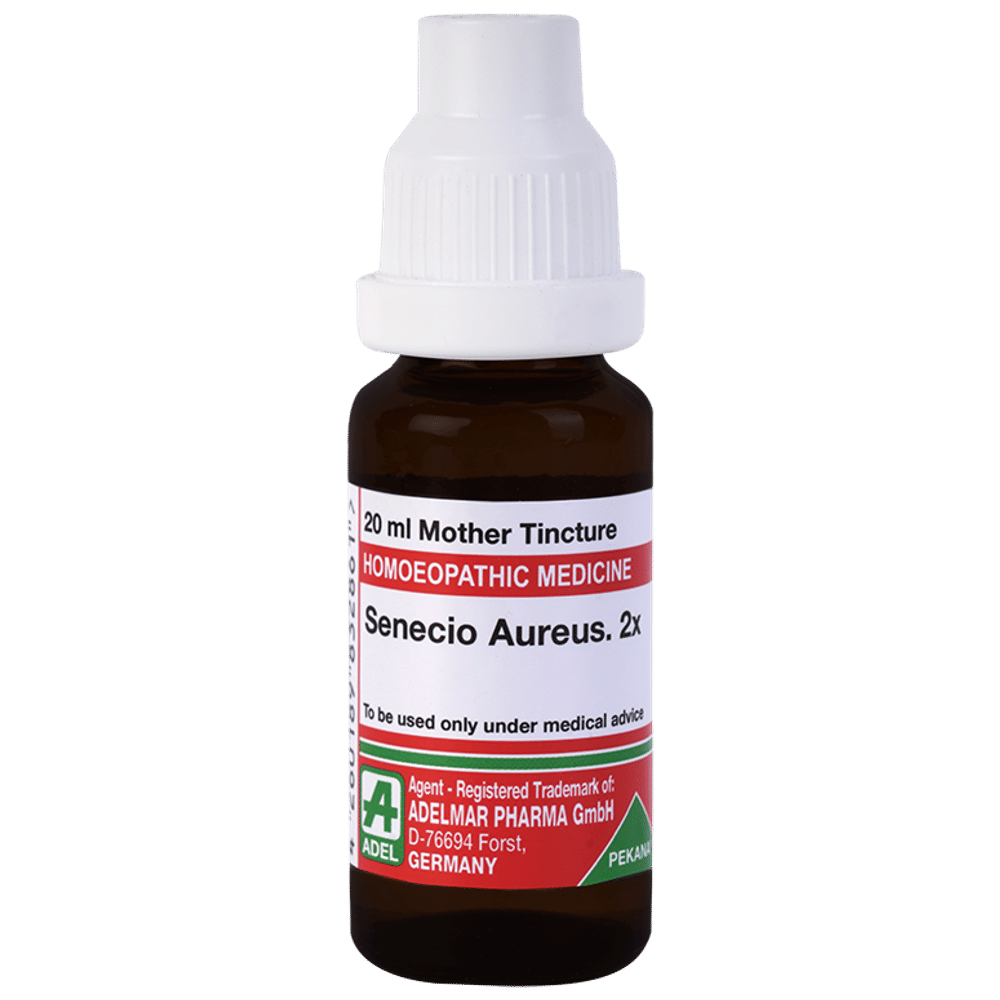 ADEL Senecio Aureus. Mother Tincture Q bottle of 20 ml Mother Tincture