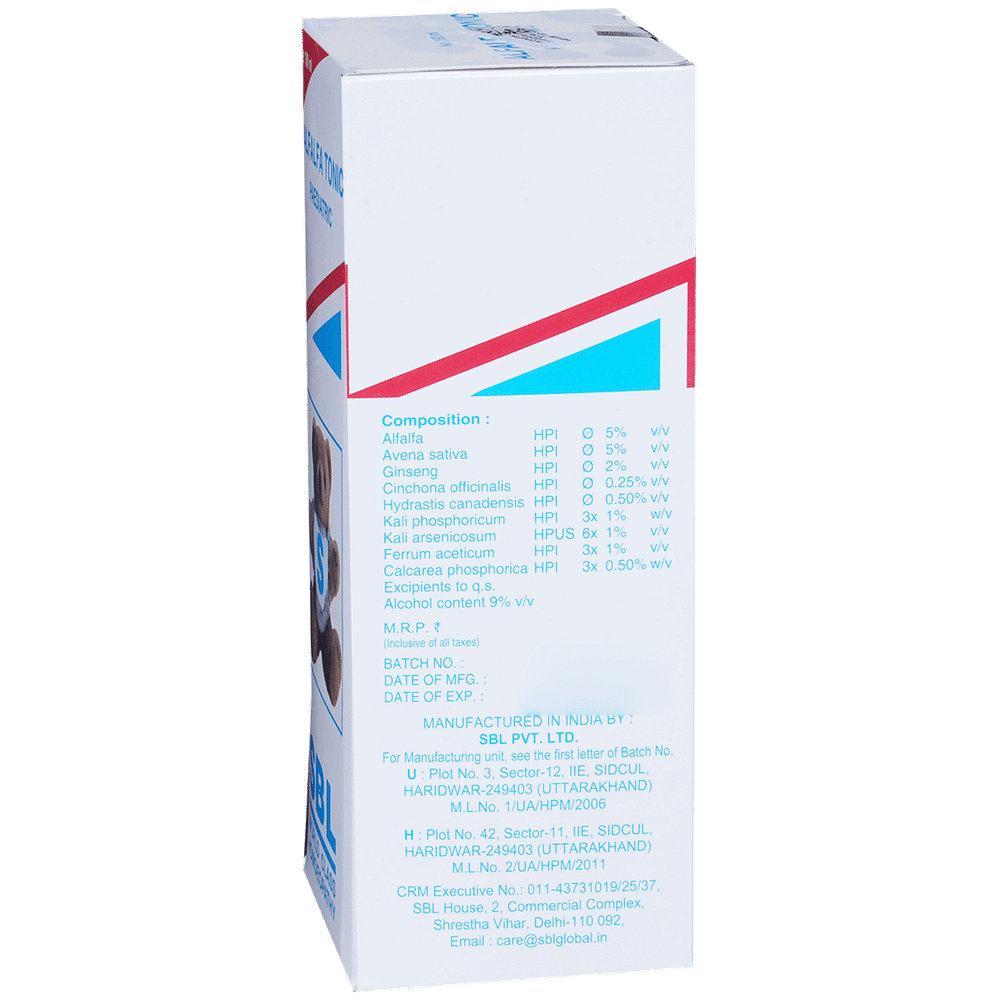 SBL Alfalfa Tonic Paediatric bottle of 180 ml Tonic SBL Alfalfa Tonic Paediatric bottle of 180 ml Tonic