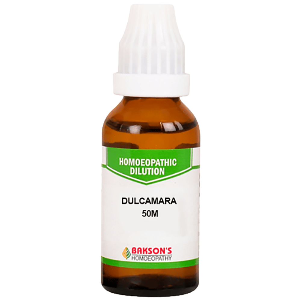Bakson's Homeopathy Dulcamara Dilution 50M bottle of 30 ml Dilution