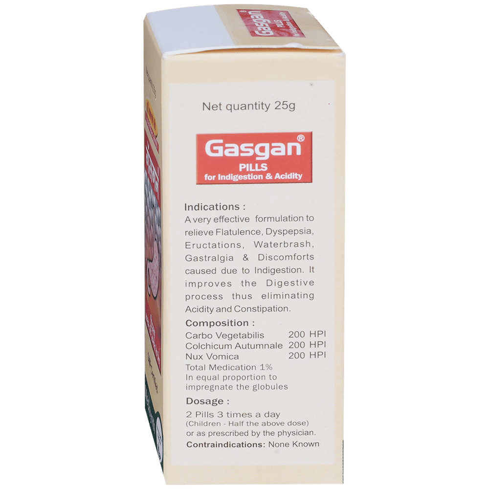 Medisynth Gasgan Pill bottle of 25 gm Tablet Medisynth Gasgan Pill bottle of 25 gm Tablet