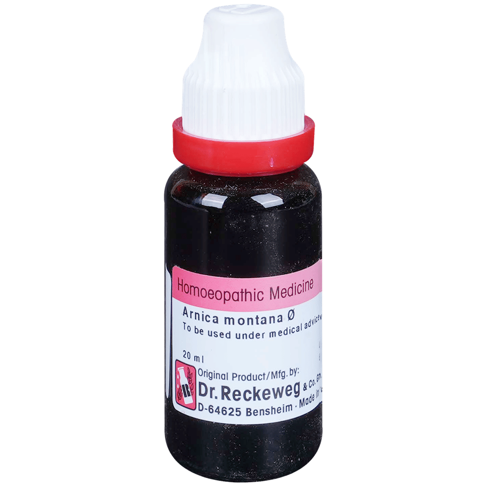 Dr. Reckeweg Arnica Mont Mother Tincture Q bottle of 20 ml Mother Tincture