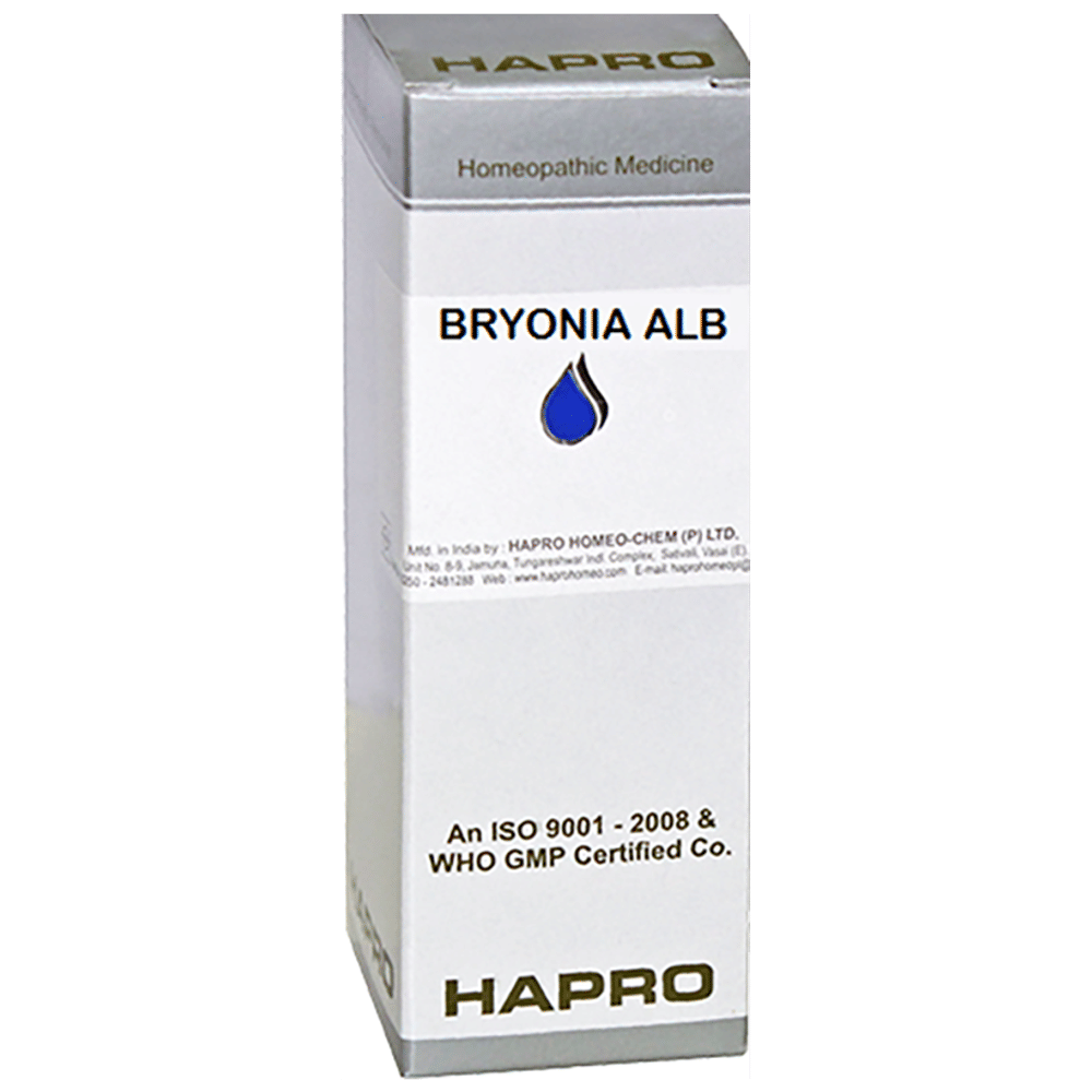 Hapro Bryonia Alb Dilution CM bottle of 100 ml Dilution