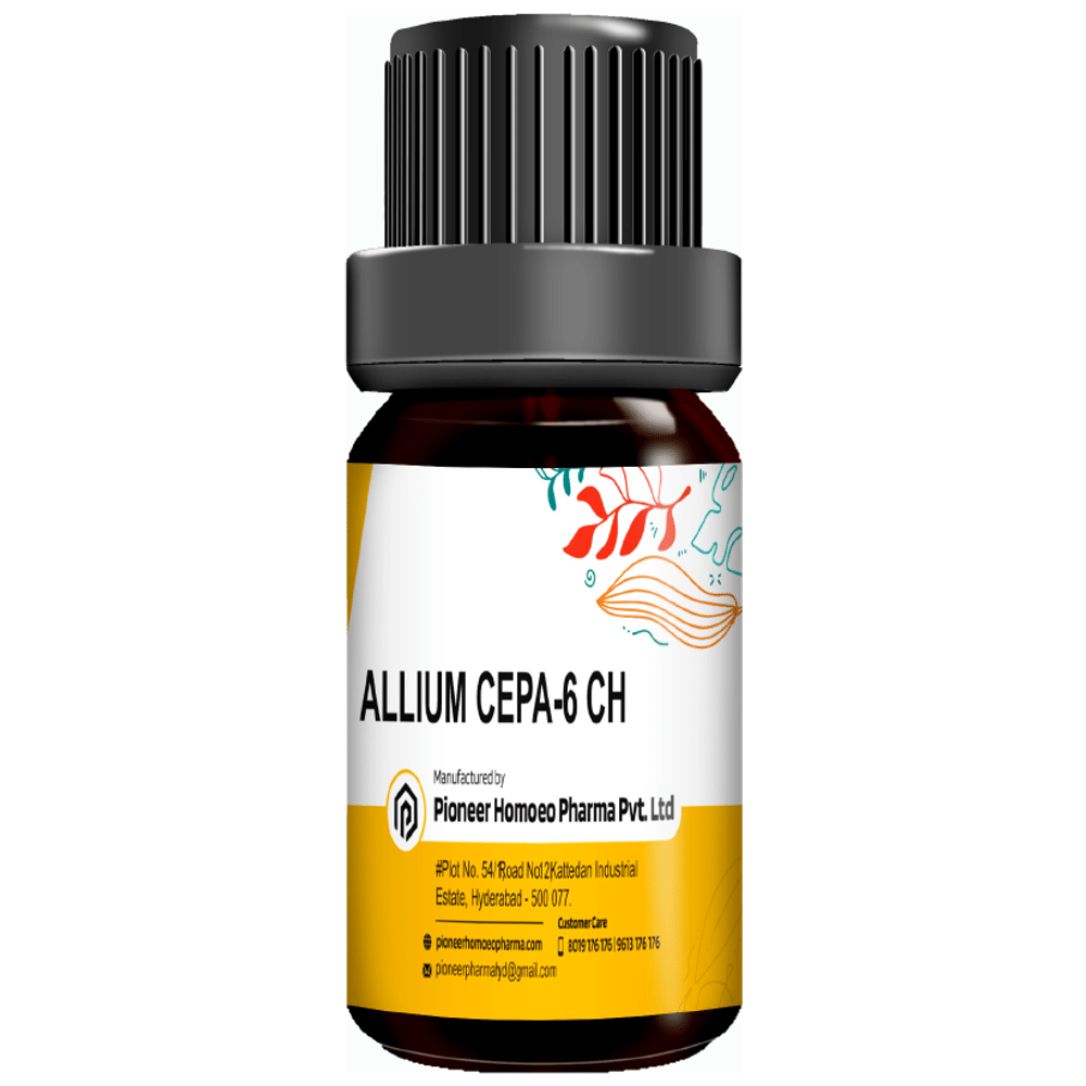 Pioneer Pharma Allium Cepa Globules Pellets Multidose Pills 6 CH bottle of 150 tablets