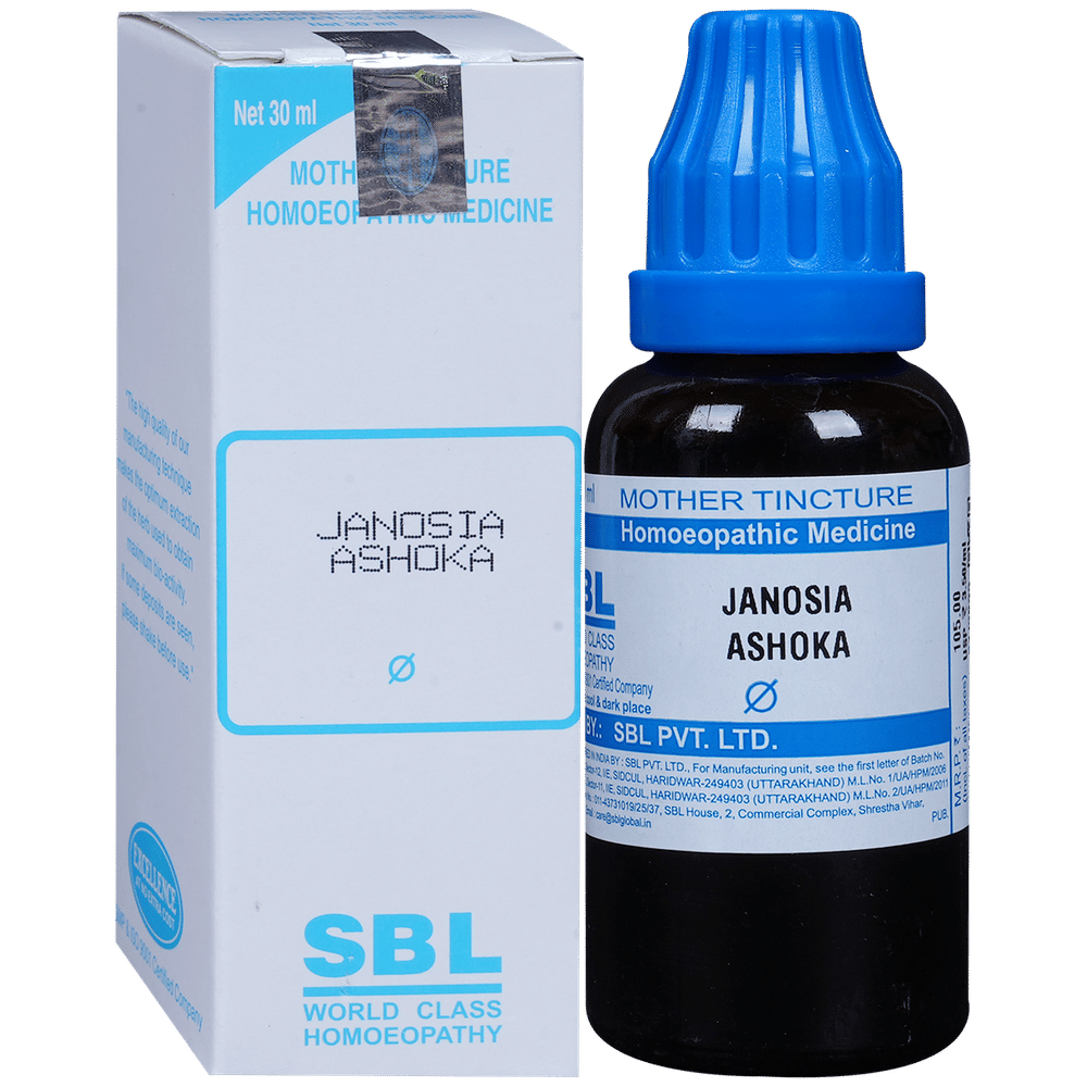 SBL Janosia Ashoka Mother Tincture Q bottle of 30 ml Mother Tincture