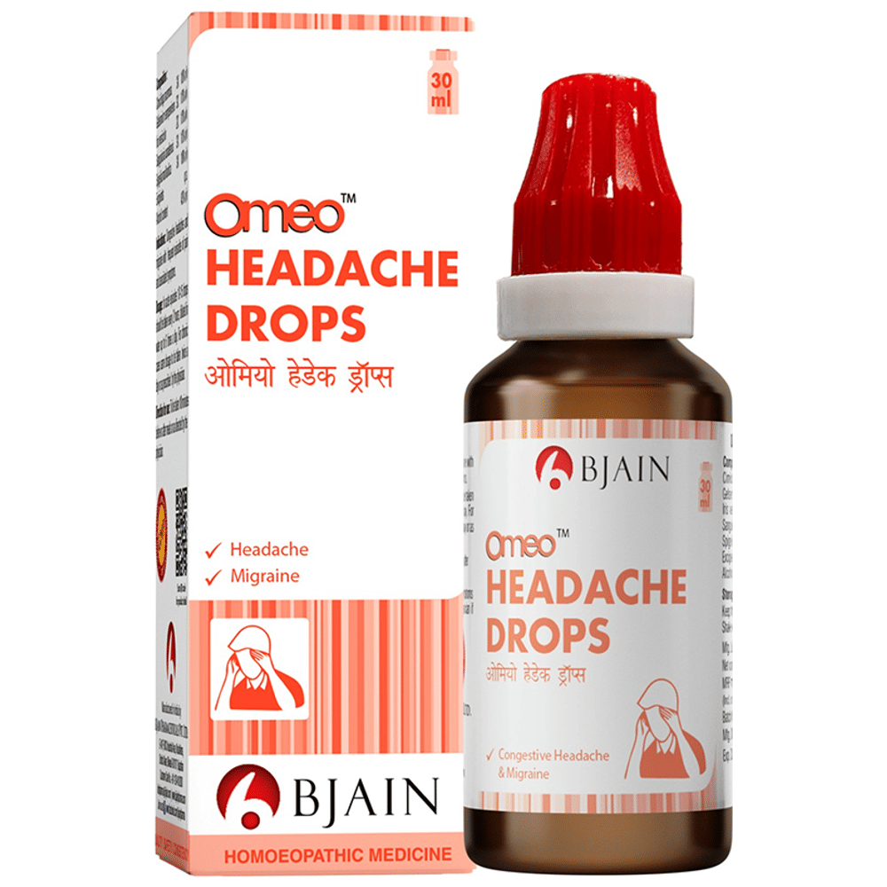 Bjain Omeo Headache Drop bottle of 30 ml Drop