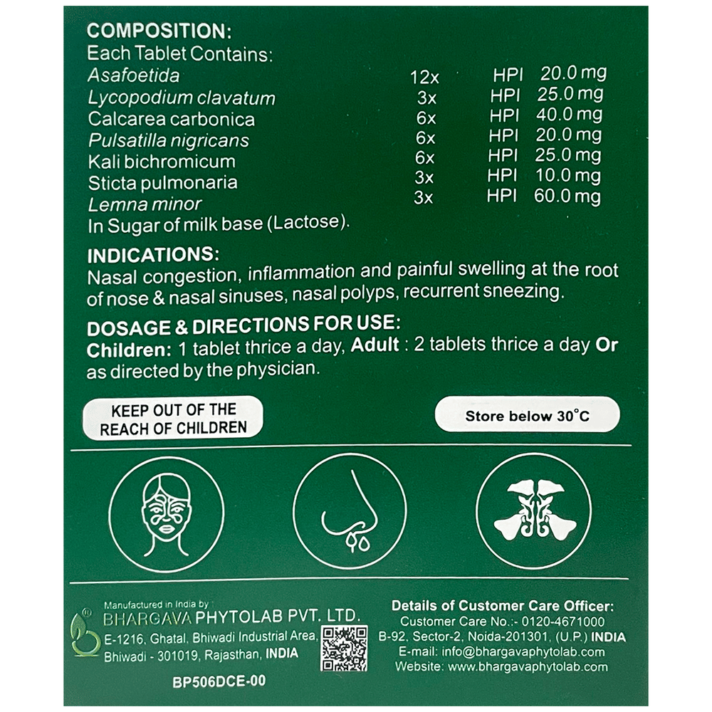 Bhargava Sinoras Tablet bottle of 60 tablets Bhargava Sinoras Tablet bottle of 60 tablets