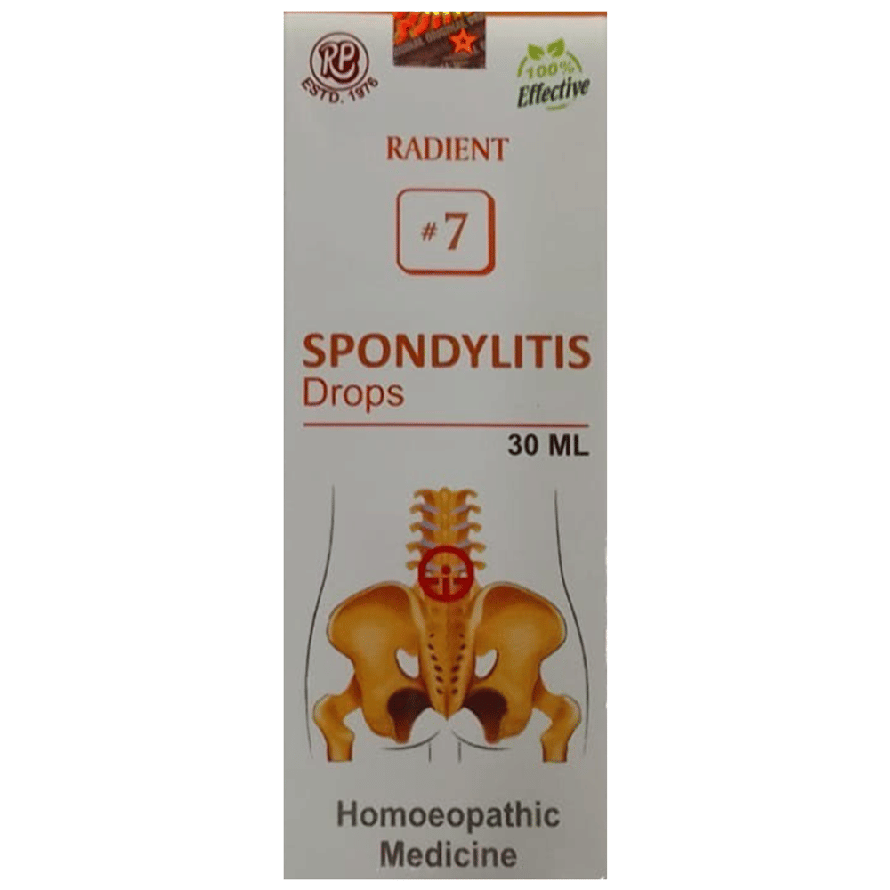 Radient #7 Spondylitis Drops bottle of 30 ml Oral Drops