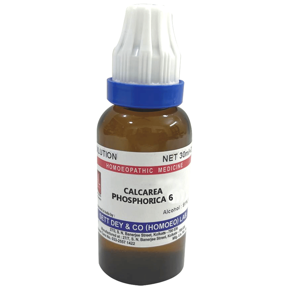 Sett Dey Calcarea Phosphorica Dilution 6 bottle of 30 ml Dilution