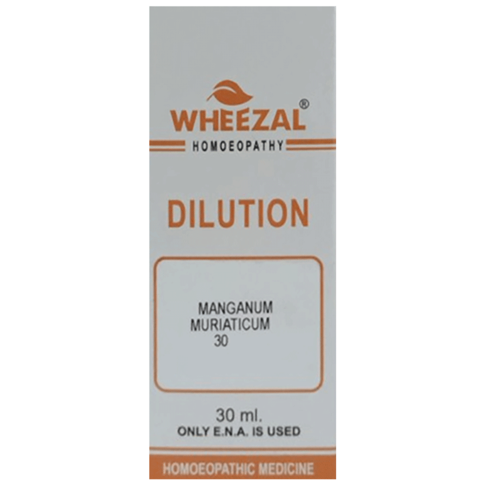Wheezal Manganum Muricatium Dilution 30 bottle of 30 ml Dilution