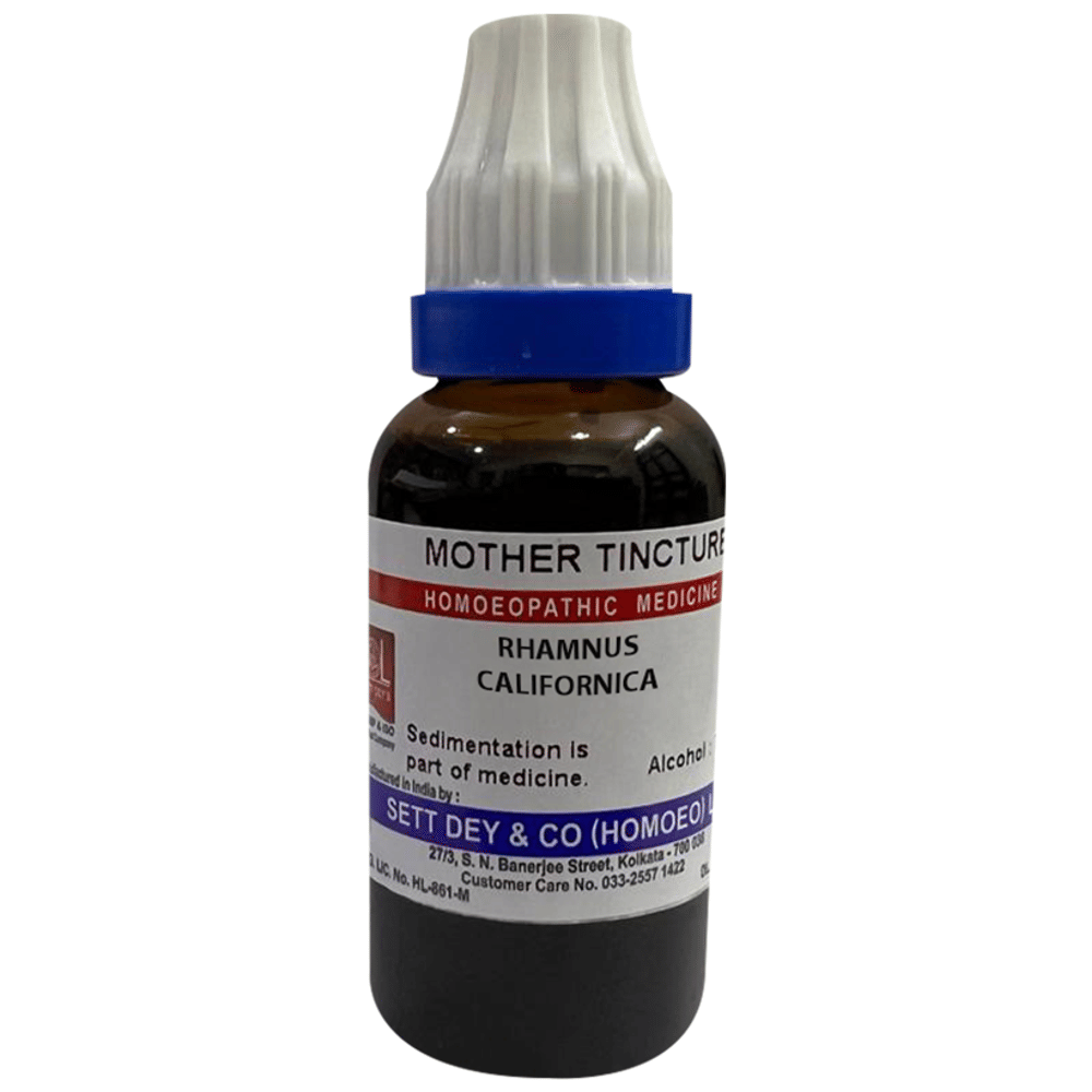 Sett Dey Rhamnus Californica Mother Tincture bottle of 30 ml Mother Tincture