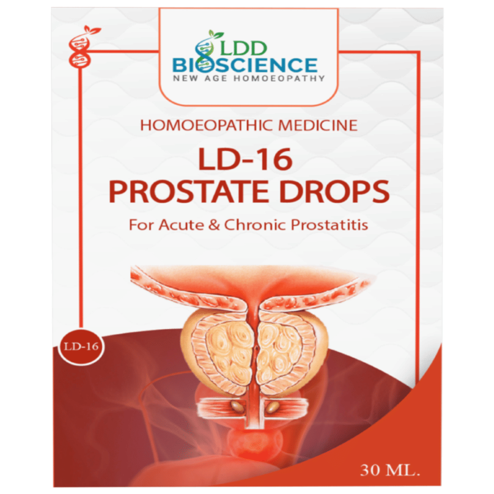 LDD Bioscience LD-16 Prostate Drops (30ml Each) Bottle box of 1 Bottle