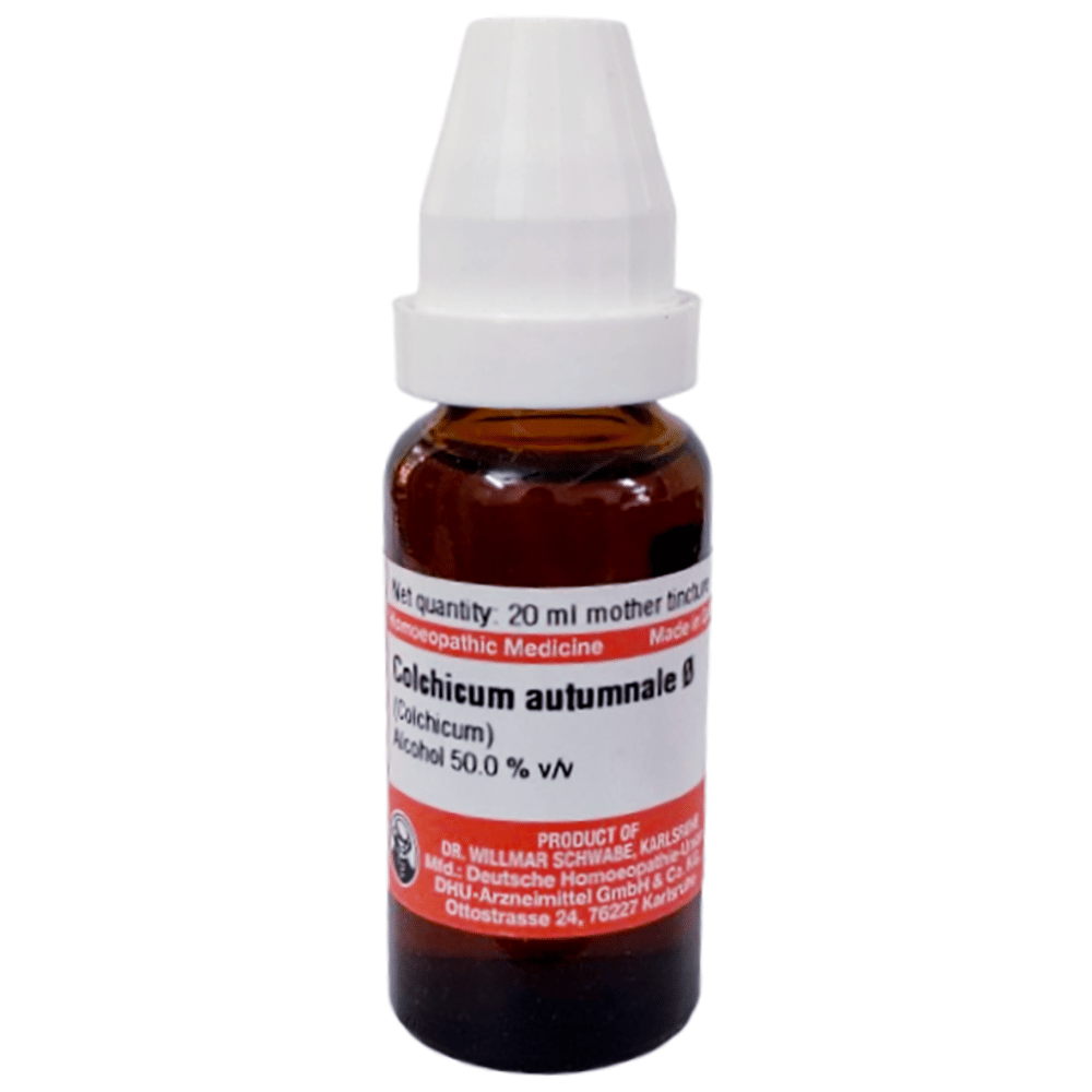 Dr Willmar Schwabe Germany Colchicum Autumnale Mother Tincture Q bottle of 20 ml Mother Tincture Dr Willmar Schwabe Germany Colchicum Autumnale Mother Tincture Q bottle of 20 ml Mother Tincture