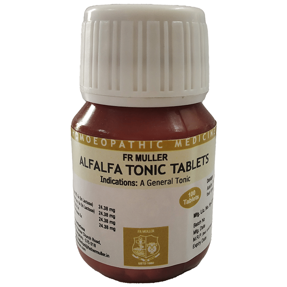 Fr Muller Alfalfa Tonic Tablet bottle of 100 tablets