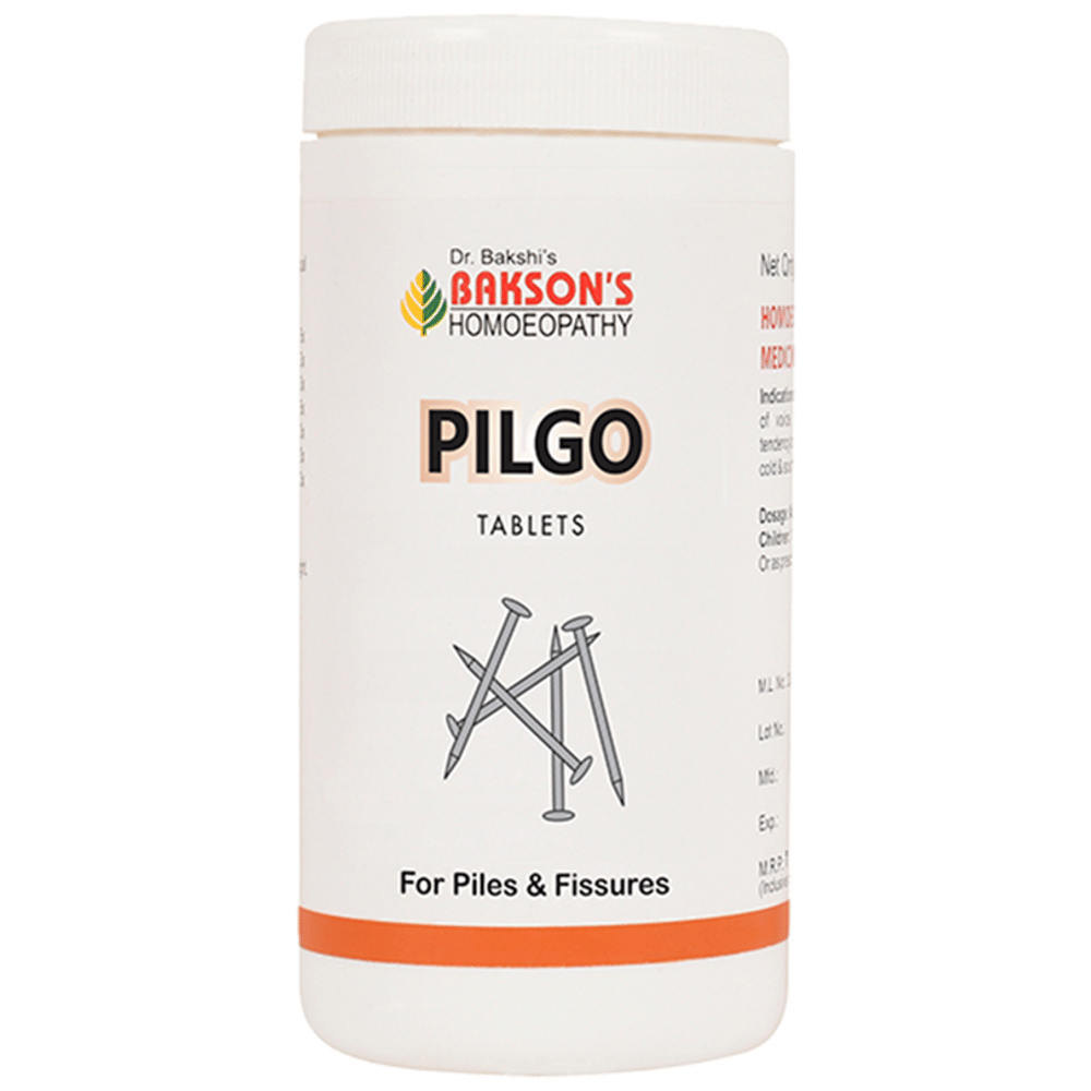 Bakson's Homeopathy Pilgo Tablet bottle of 200 tablets