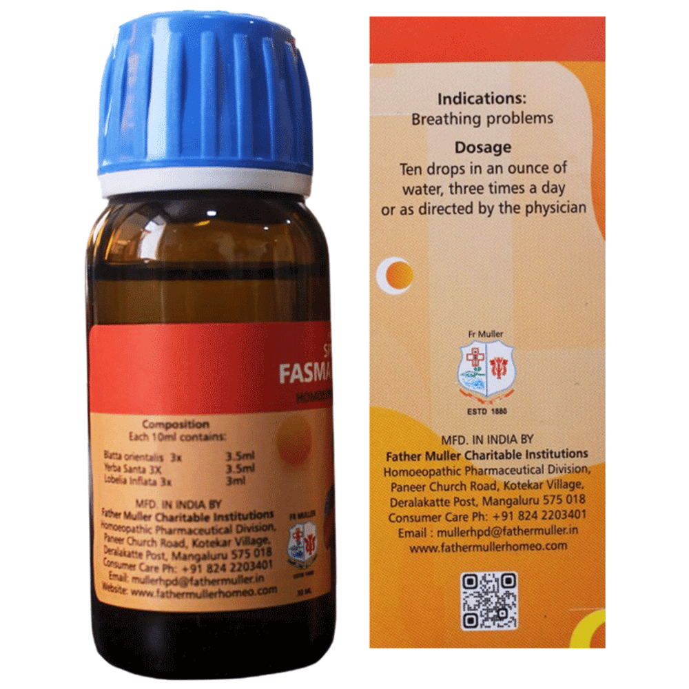 Fr Muller Special Fasma Mixture bottle of 30 ml Liquid