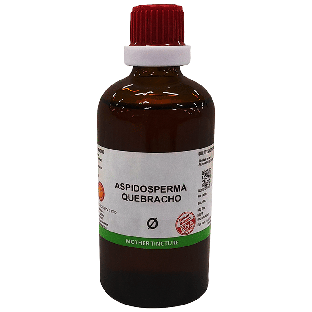 Bjain Aspidosperma Quebracho Mother Tincture Q bottle of 100 ml Mother Tincture