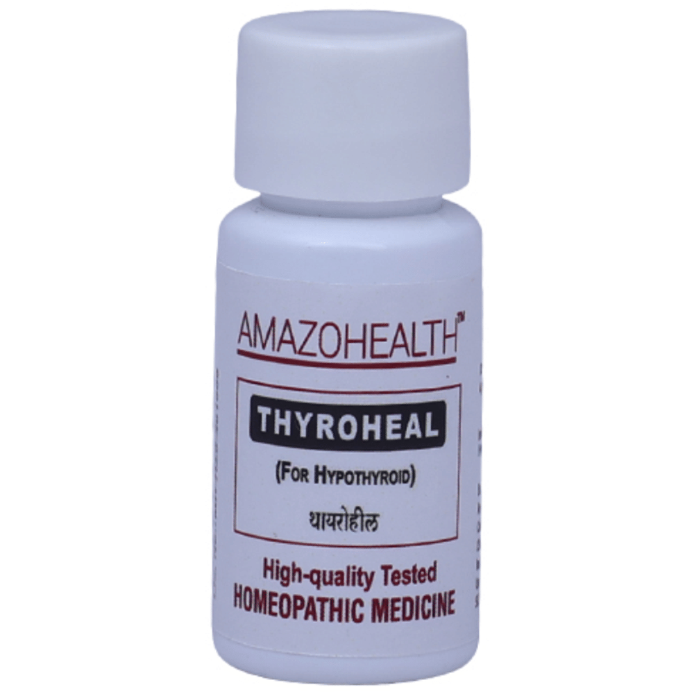 Amazohealth Thyroheal Pill bottle of 100 tablets