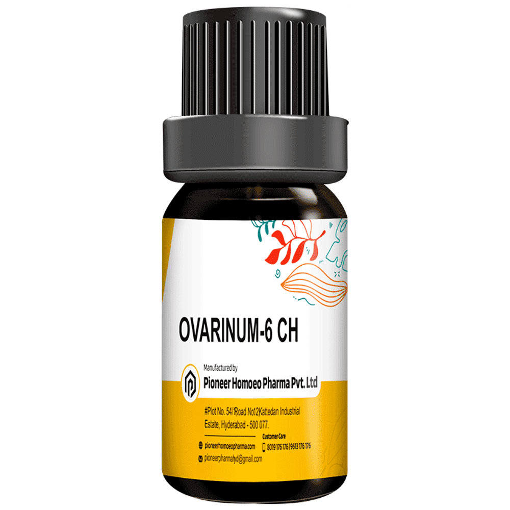 Pioneer Pharma Ovarinum Globules Pellets Multidose Pills 6 CH bottle of 150 tablets