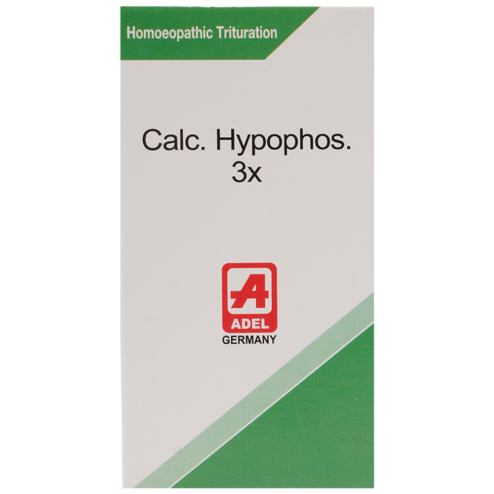 ADEL Calc Hypophos Trituration Tablet 3X bottle of 20 gm Trituration Tablet