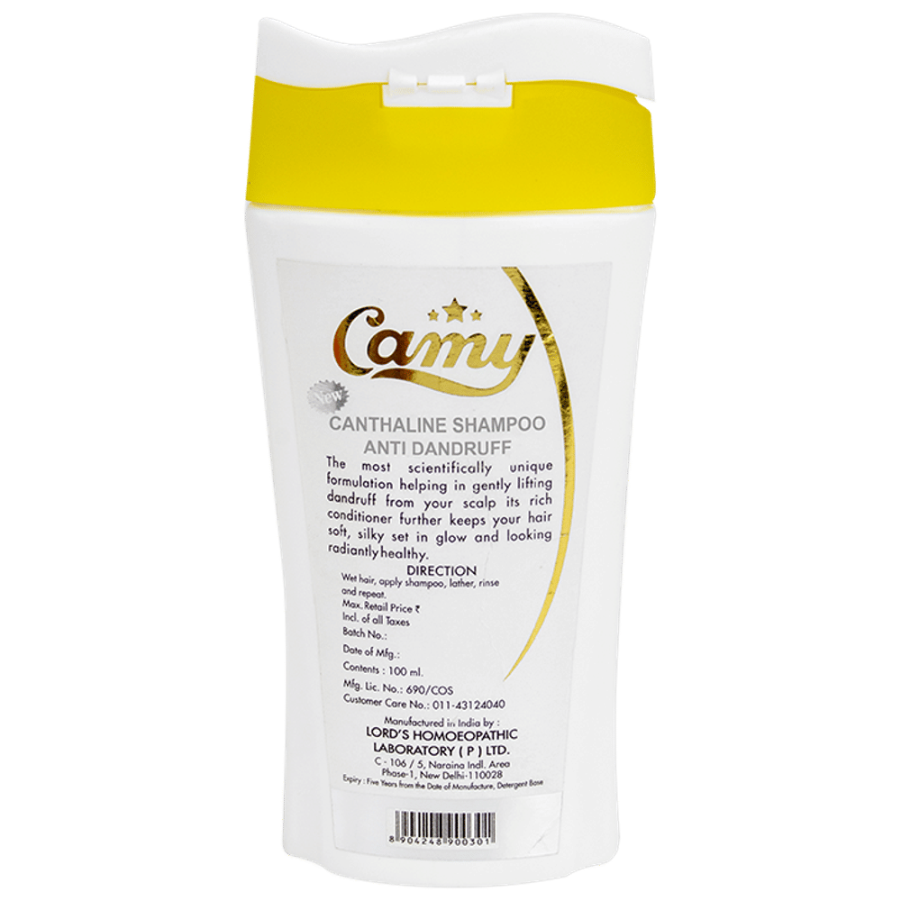 Lord's Camy Canthline Anti Dandruff Shampoo bottle of 100 ml Shampoo