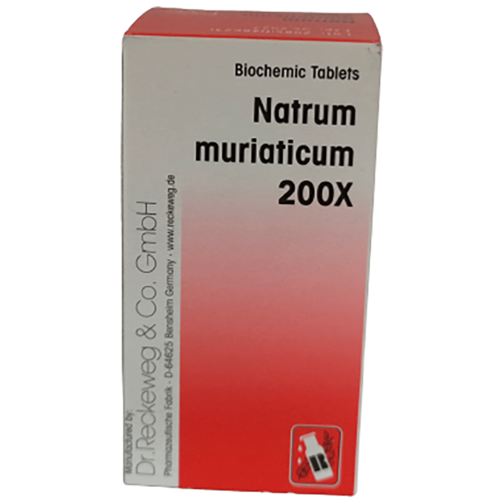 Dr Reckeweg &Co.gmbH Natrum Muriaticum Biochemic Tablet 200X bottle of 20 gm Biochemic Tablet
