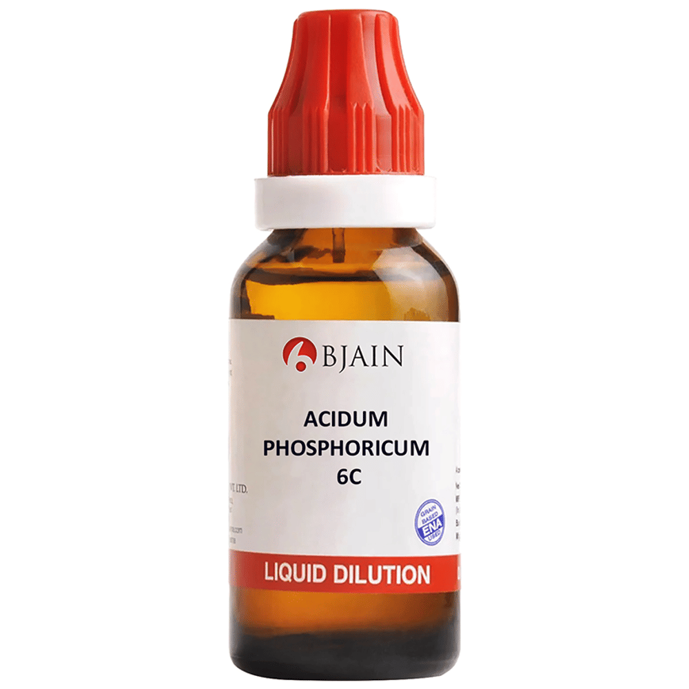 Bjain Acidum Phosphoricum Dilution 6C bottle of 30 ml Dilution