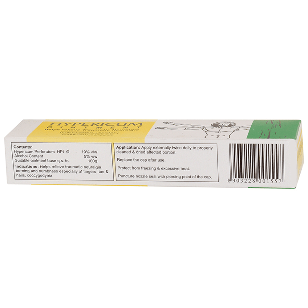 Bakson's Homeopathy Hypericum Ointment tube of 25 gm Ointment
