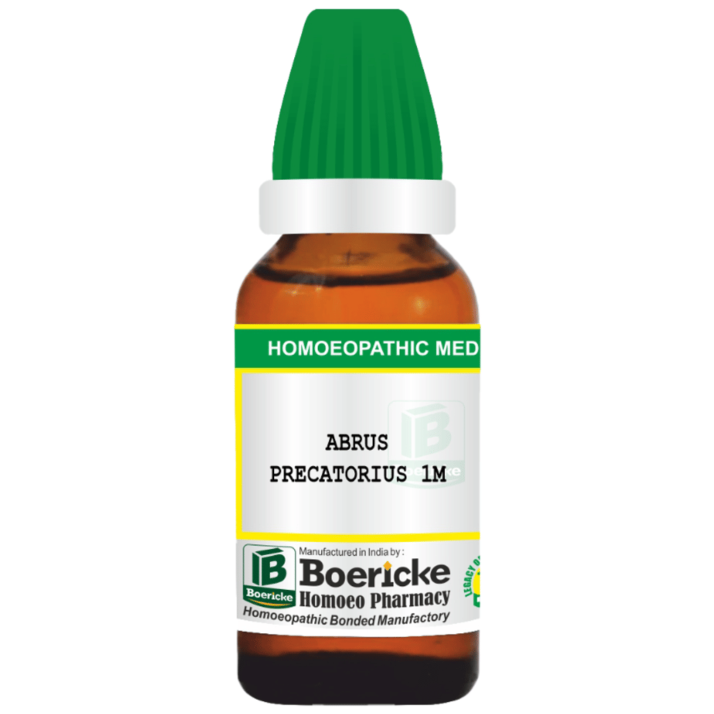 Boericke Abrus Precatorius Dilution (30ml Each) 1M combo pack of 2 bottles