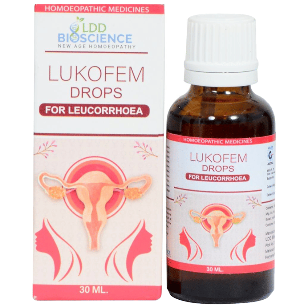 LDD Bioscience Lukofem Drop for Leucorrhoea bottle of 30 ml Drop