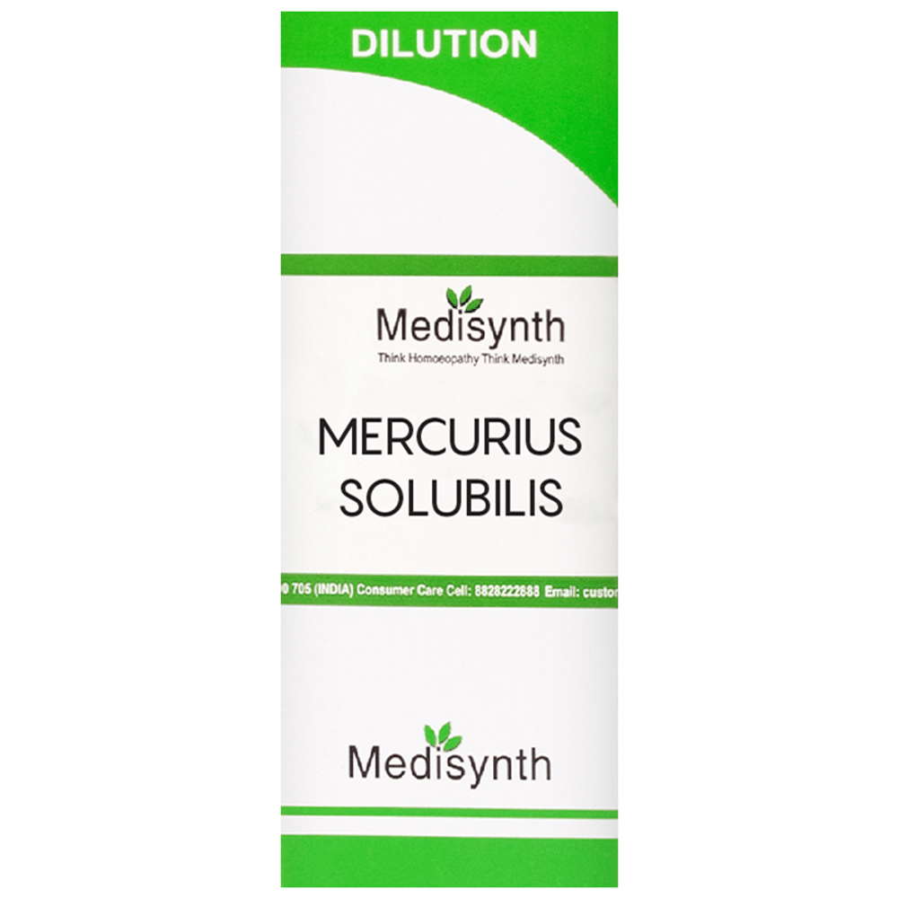 Medisynth Mercurius Solubilis Dilution 30 bottle of 30 ml Dilution