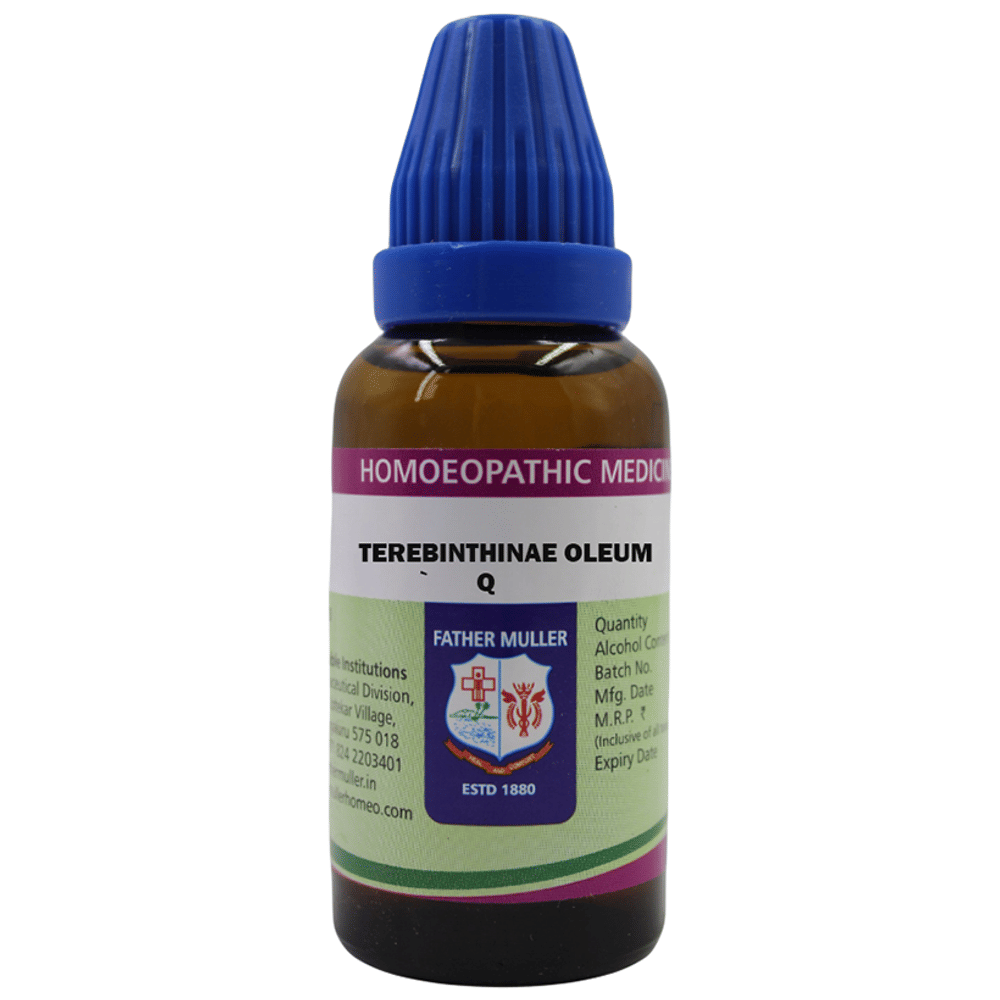 Father Muller Terebinthinae Oleum Dilution Q bottle of 30 ml Dilution