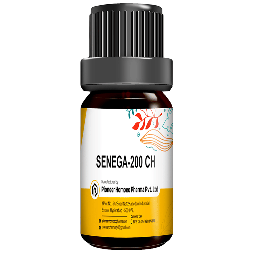 Pioneer Pharma Senega Globules Pellets Multidose Pills Tablet 200 CH bottle of 150 tablets