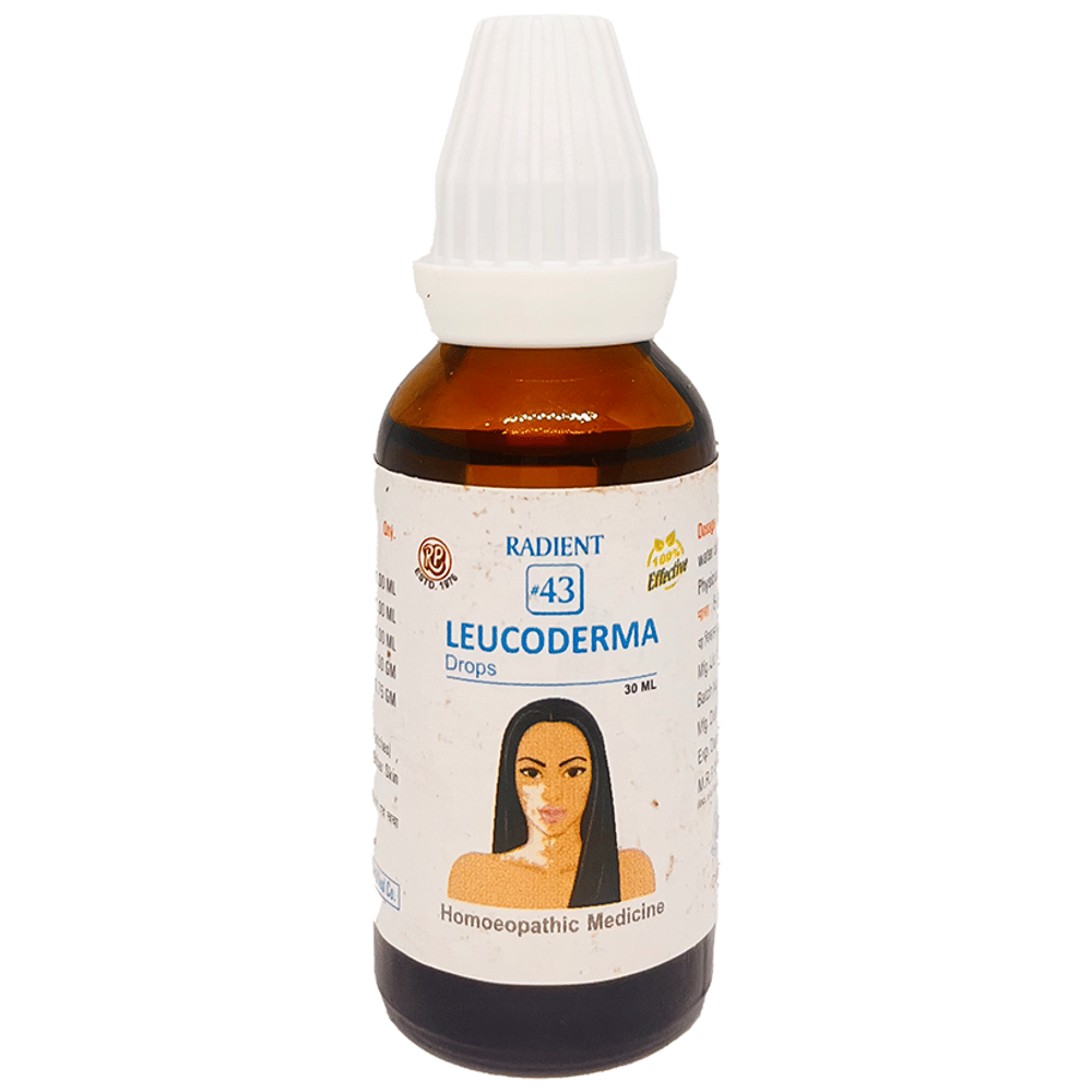Radient #43 Leucoderma Drops bottle of 30 ml Oral Drops