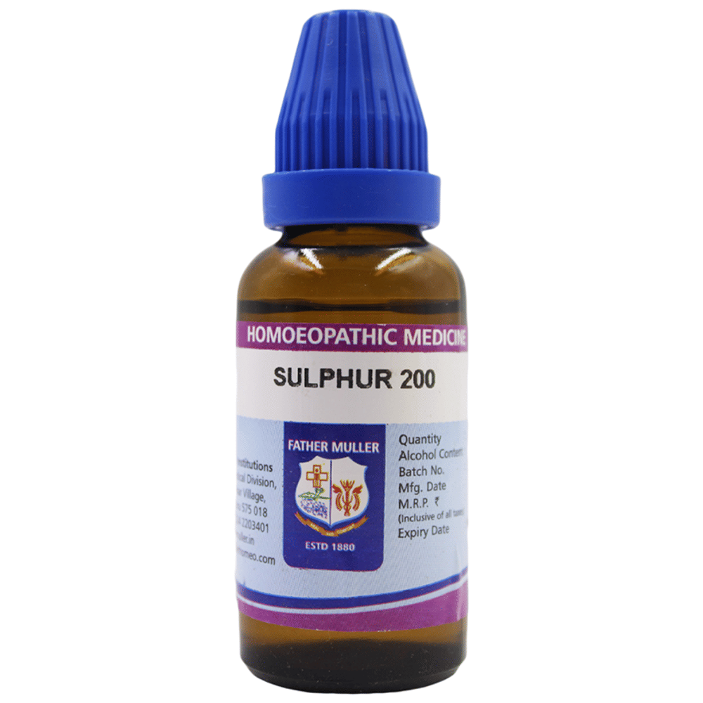 Father Muller Sulphur Drop 200 bottle of 30 ml Oral Drops