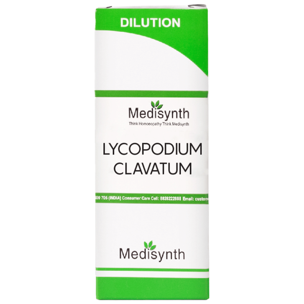 Medisynth Lycopodium Clavatum Dilution 200 bottle of 30 ml Dilution
