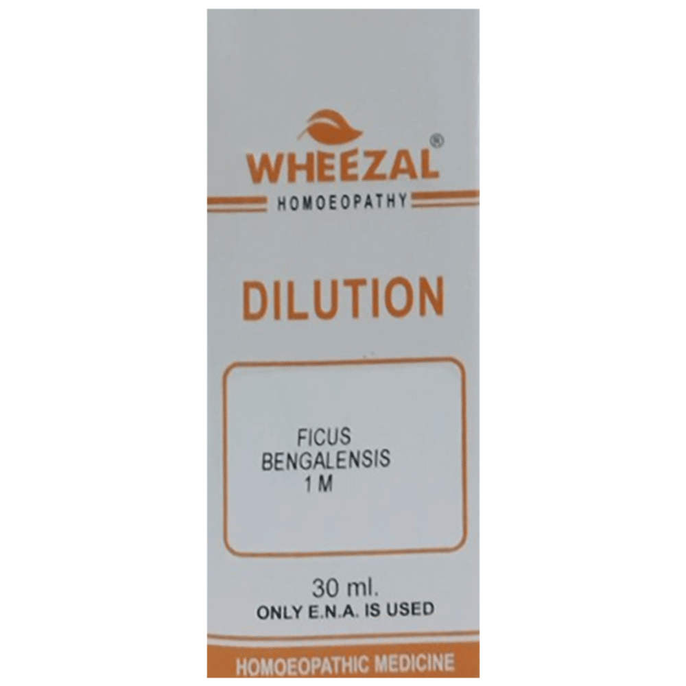 Wheezal Ficus Bangalensis Dilution 1M bottle of 30 ml Dilution Wheezal Ficus Bangalensis Dilution 1M bottle of 30 ml Dilution