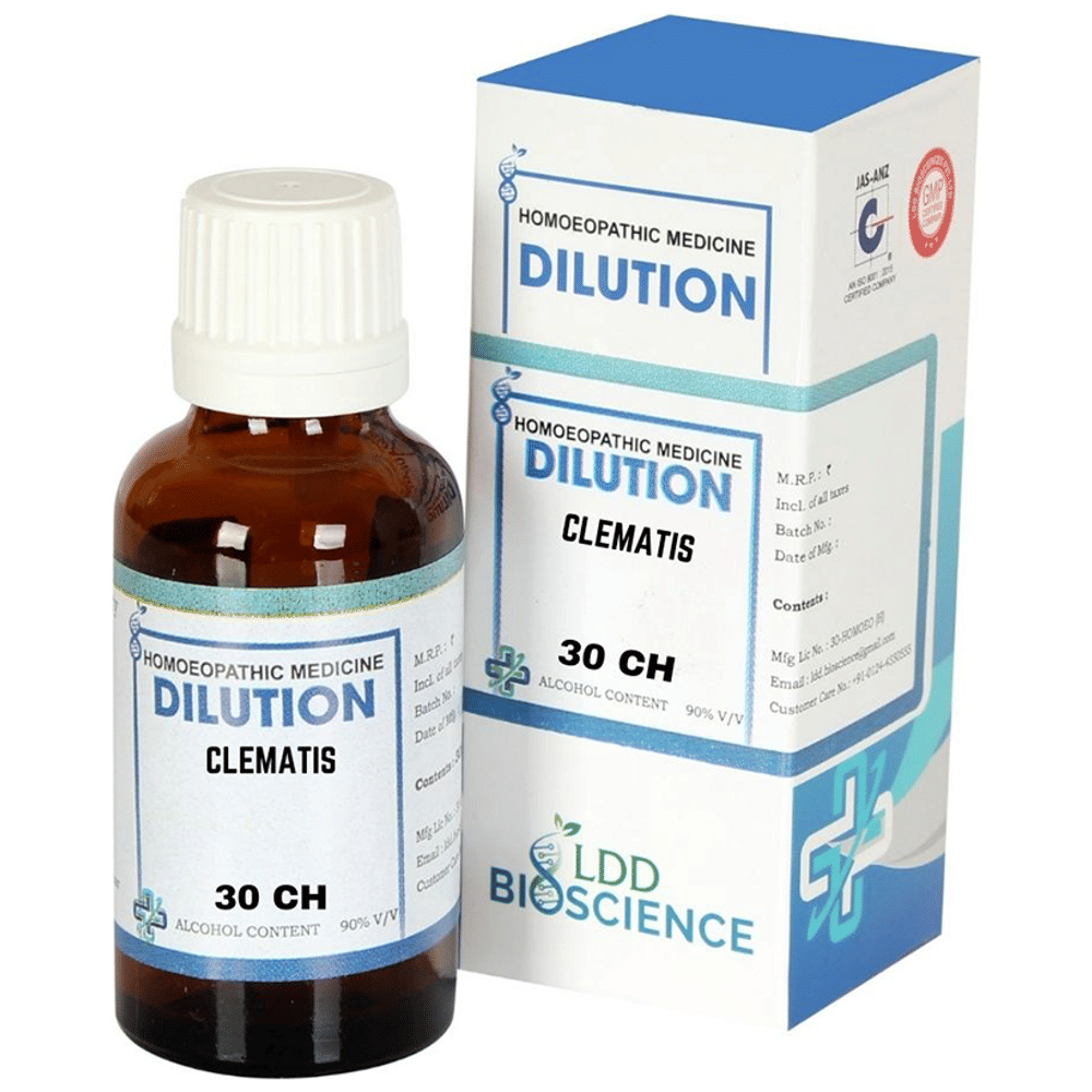 LDD Bioscience Clematis Dilution 30 CH bottle of 30 ml Dilution