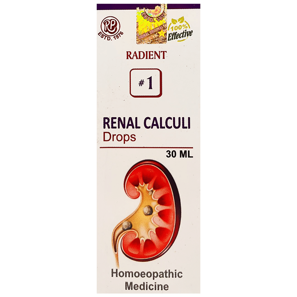 Radient 1 Renal Calcli Oral Drops bottle of 30 ml Oral Drops
