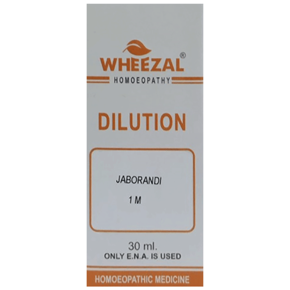 Wheezal Jaborandi Dilution 1M bottle of 30 ml Dilution Wheezal Jaborandi Dilution 1M bottle of 30 ml Dilution